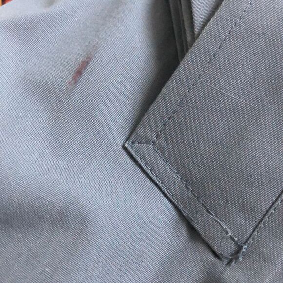 London Fog Maincoats máde The USA 46 reg gray men’s trench coat - Picture 12 of 12